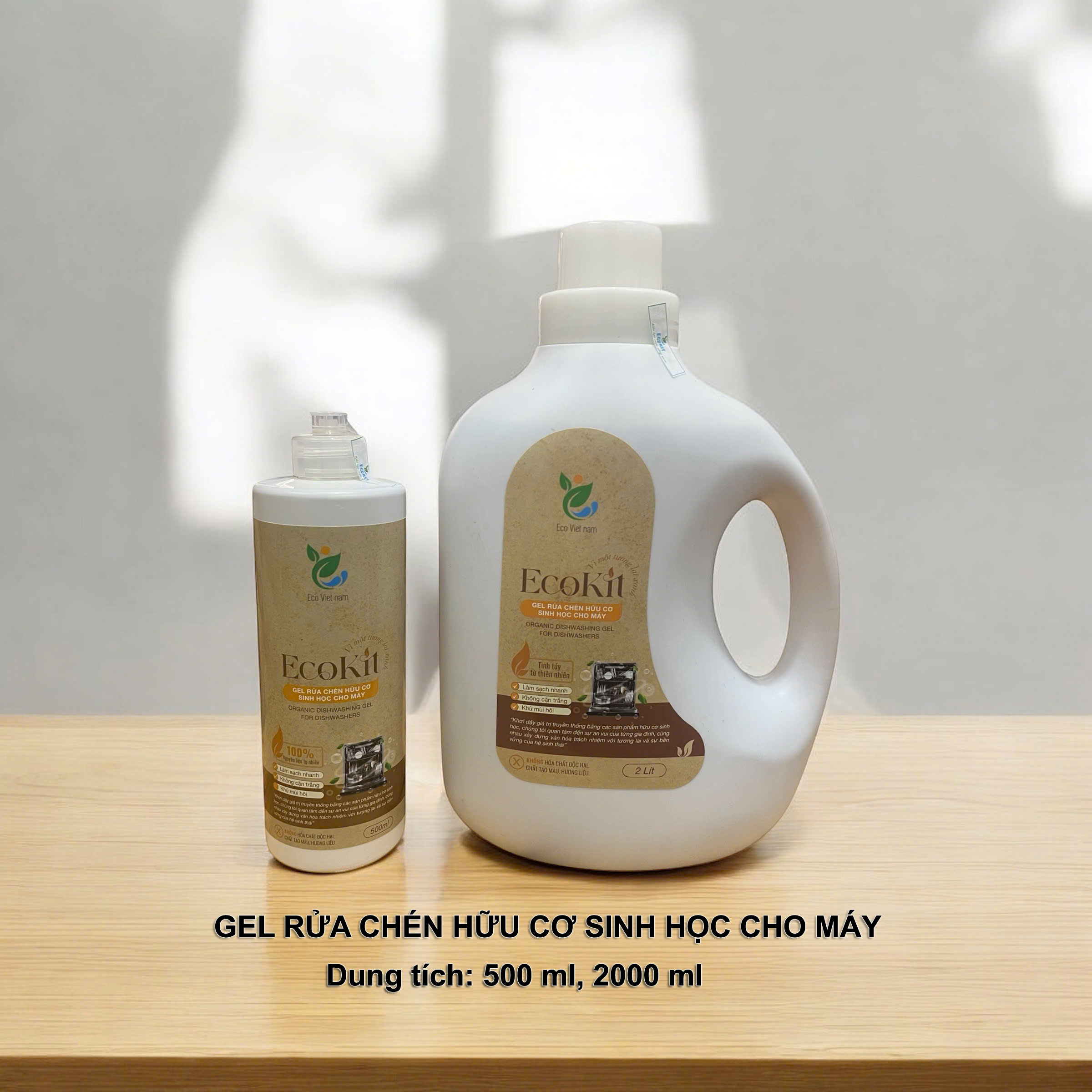Gel rửa chén hữu cơ sinh học cho máy EcoKIT