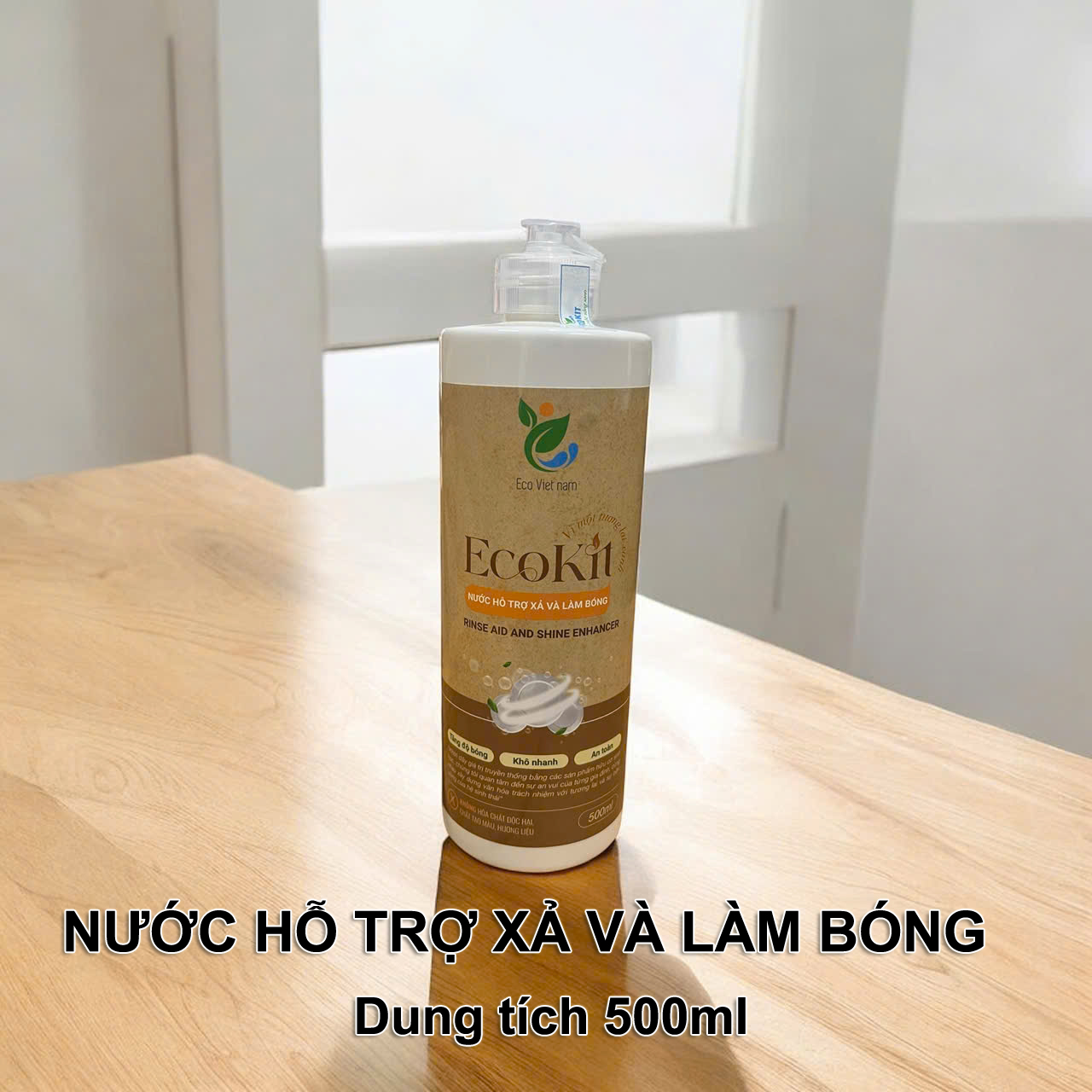 Nước hỗ trợ xả và làm bóng cho máy EcoKIT